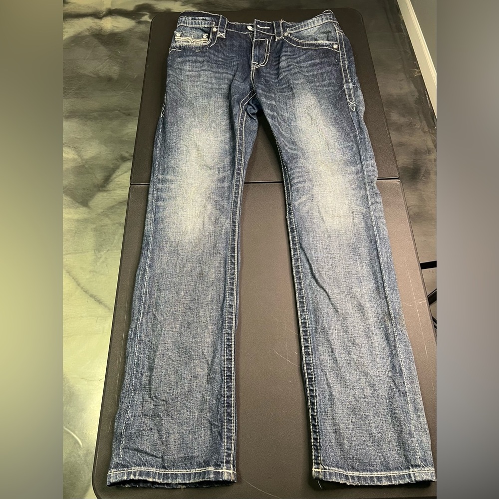 Rock Revival Jeans Worn 2x Good Condition Size 32